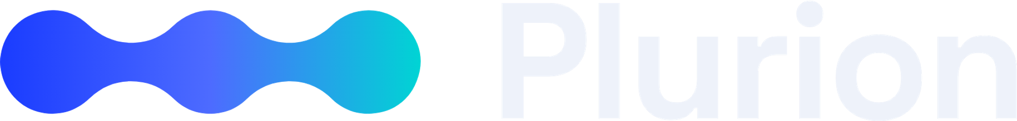 The Plurion lockup — the mark with the wordmark
